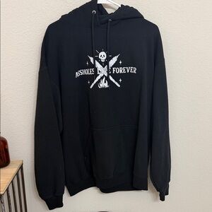 Black ALF Graphic Hoodie